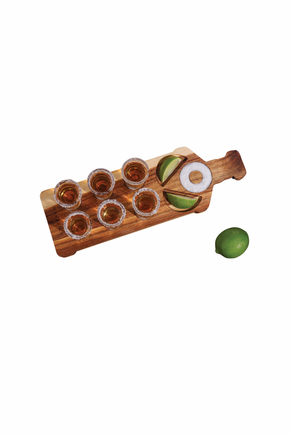 Tequila Board and Shot Glass Set