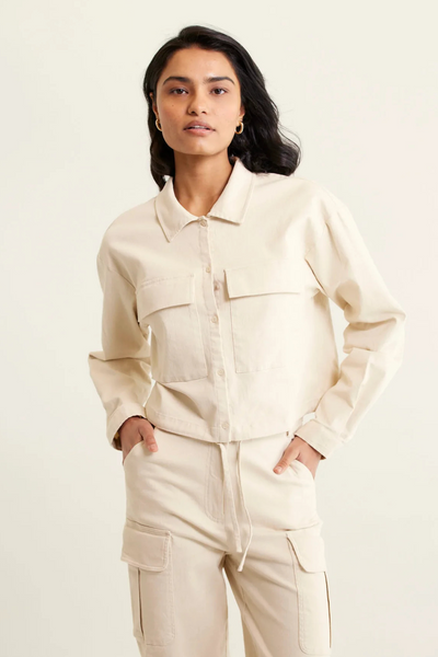 Franklin Cotton Drill Jacket Pebble