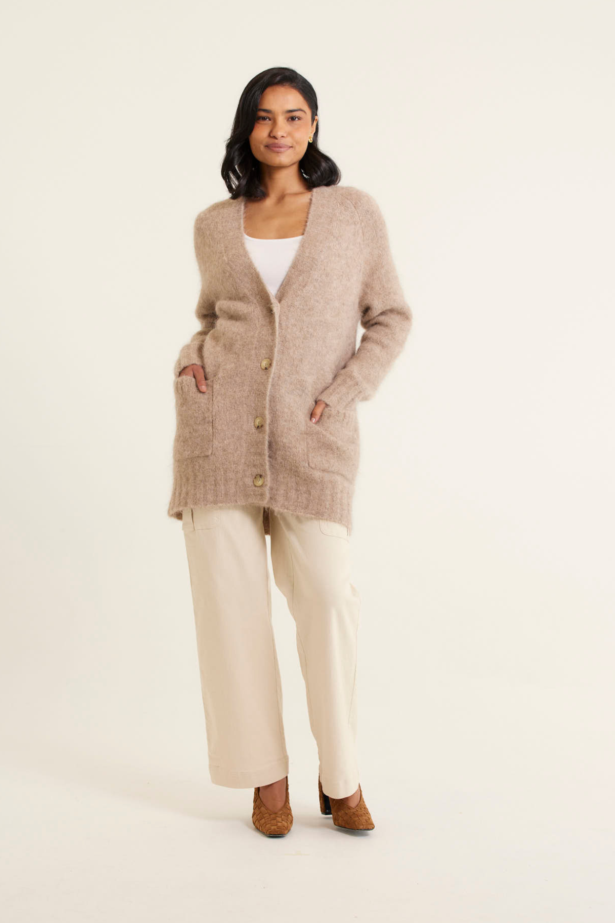 Williamsburg Cardi Oatmeal
