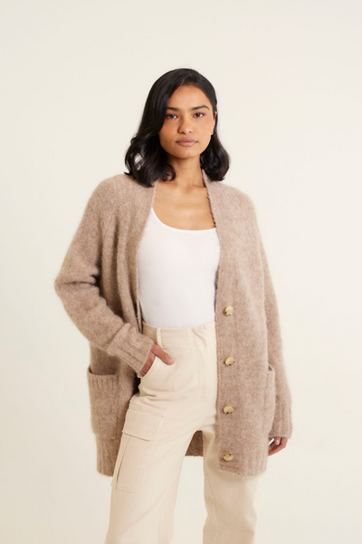 Williamsburg Cardi Oatmeal