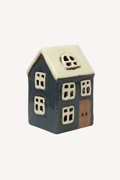 Alsace Tea Light House Navy