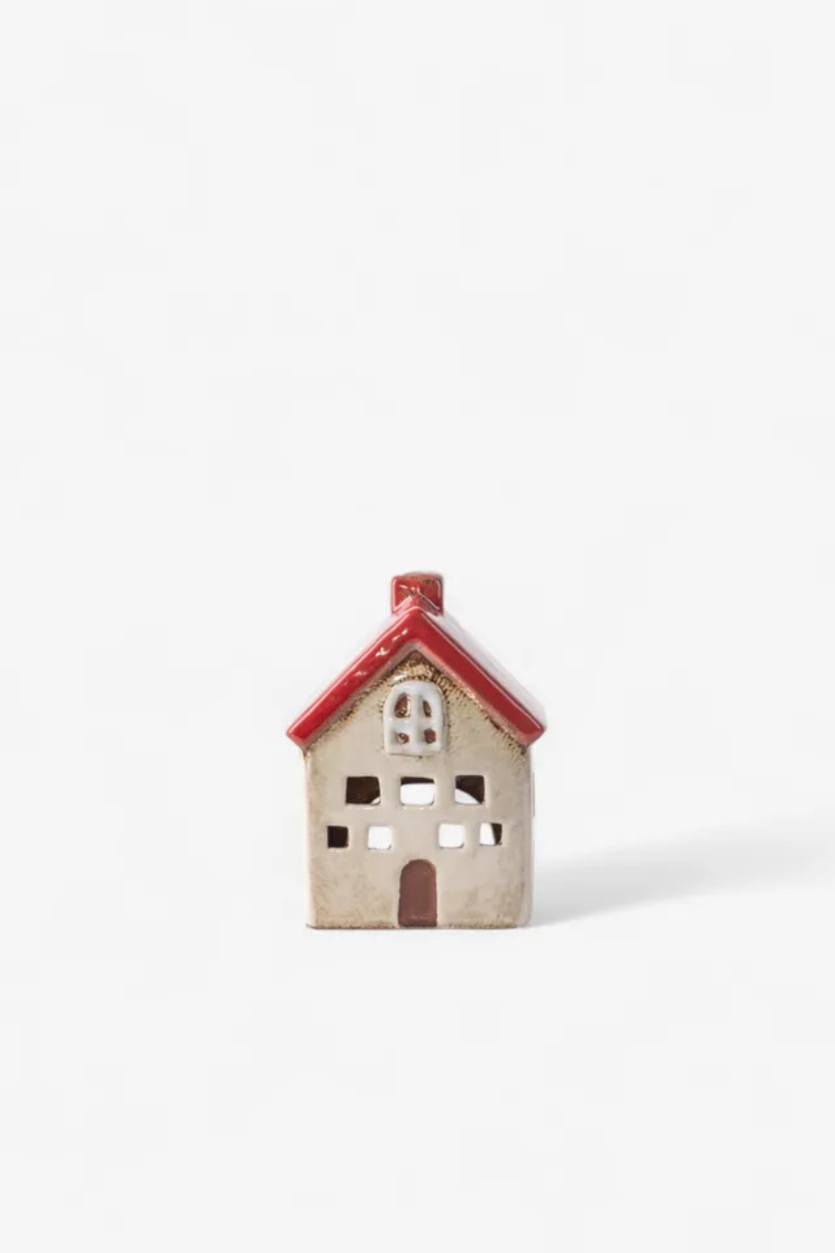 Alsace Tea Light Villa Red White