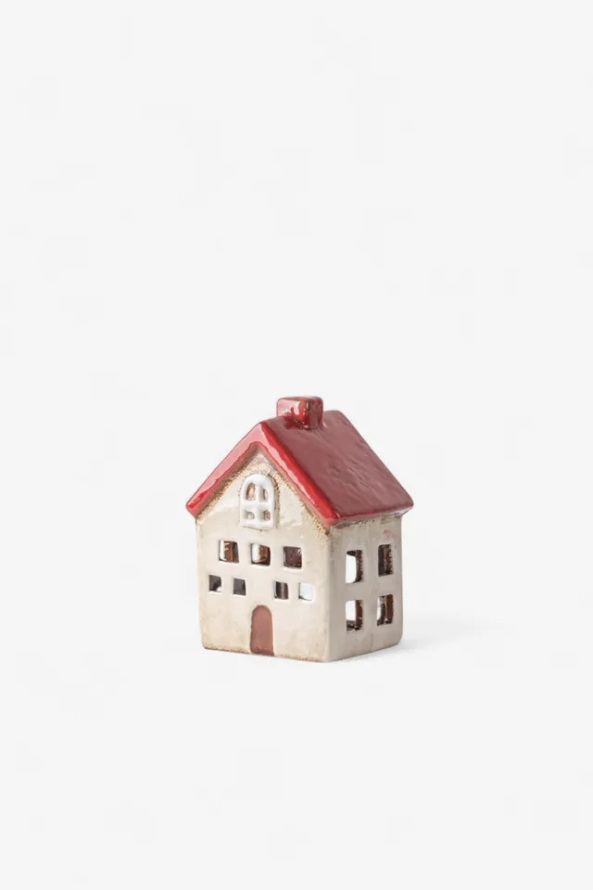 Alsace Tea Light Villa Red White