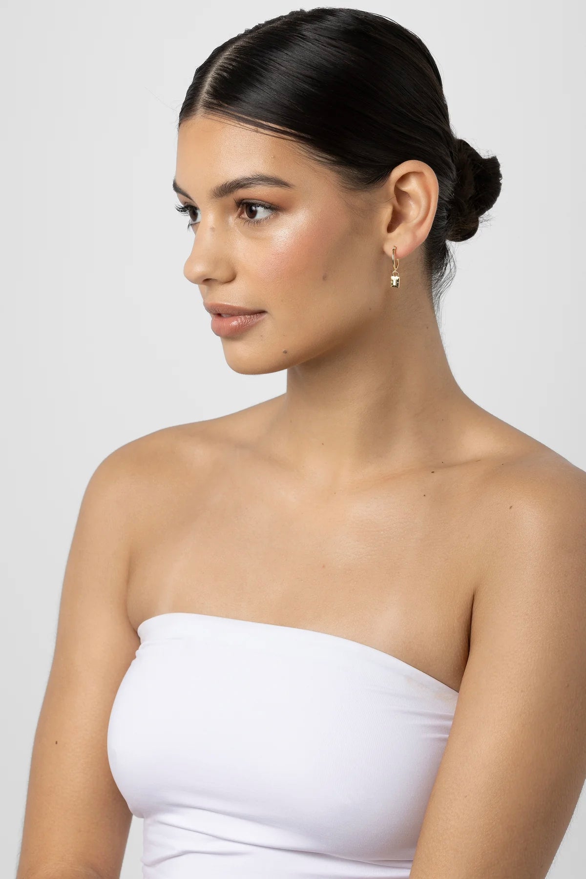 Ambrosia Gold Pearl Earring