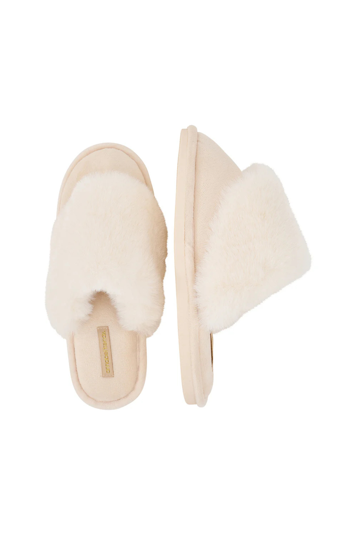 Cosy Luxe Slipper Ivory