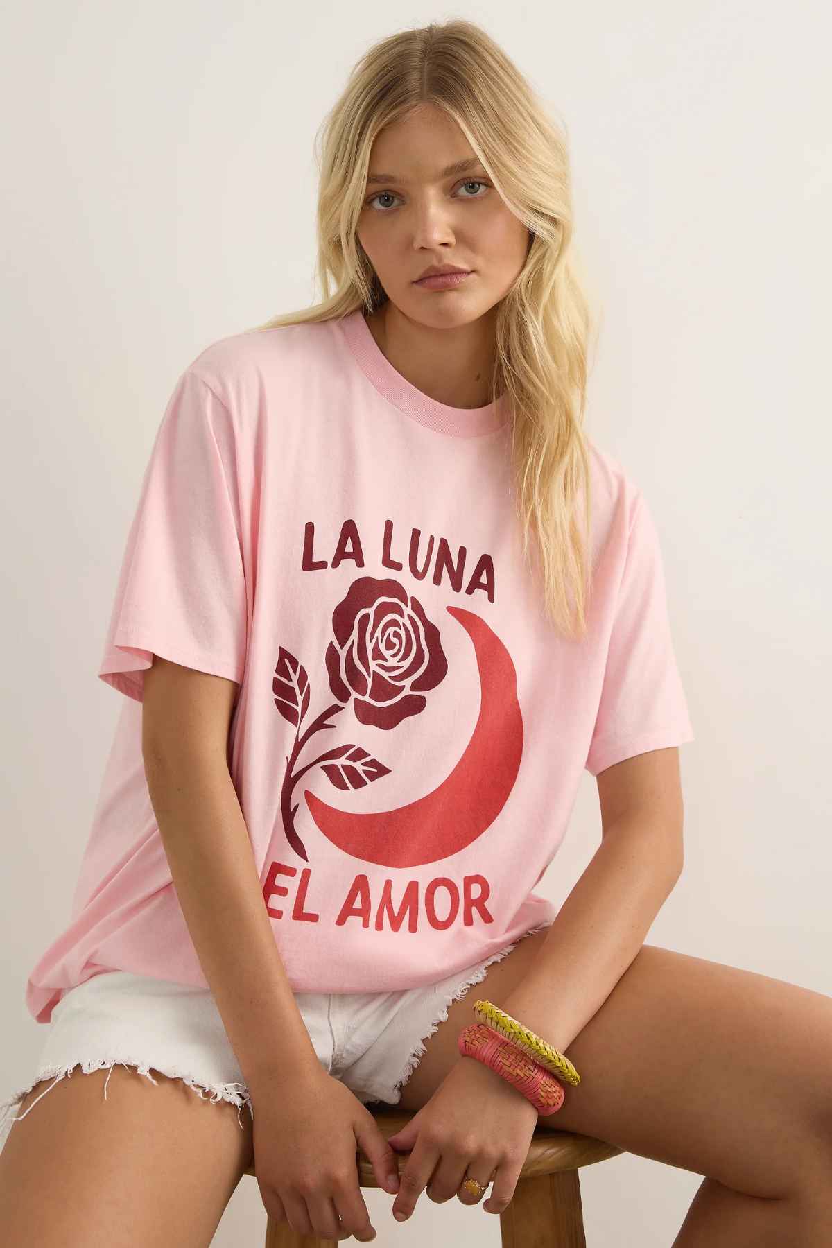 Moon Rose Boyfriend Tee
