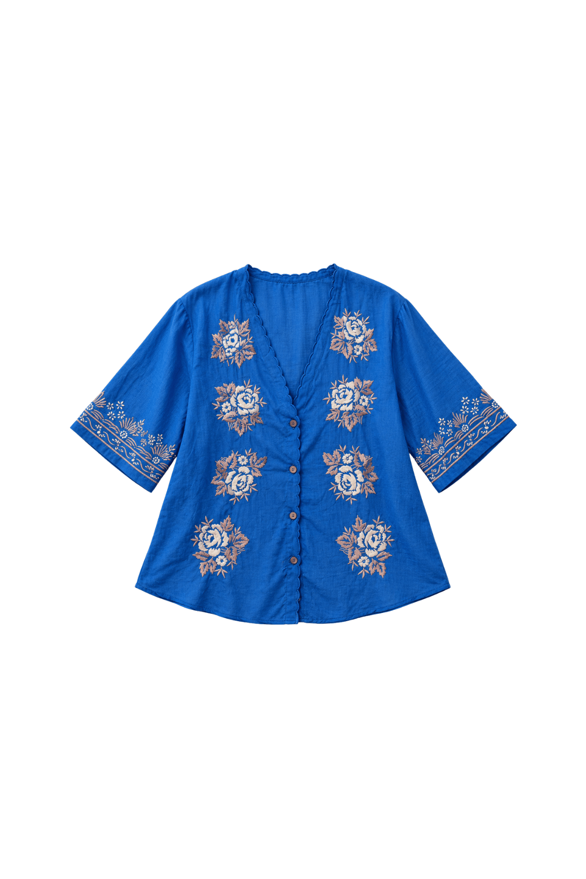 Rosalie Blouse Cobalt Blue