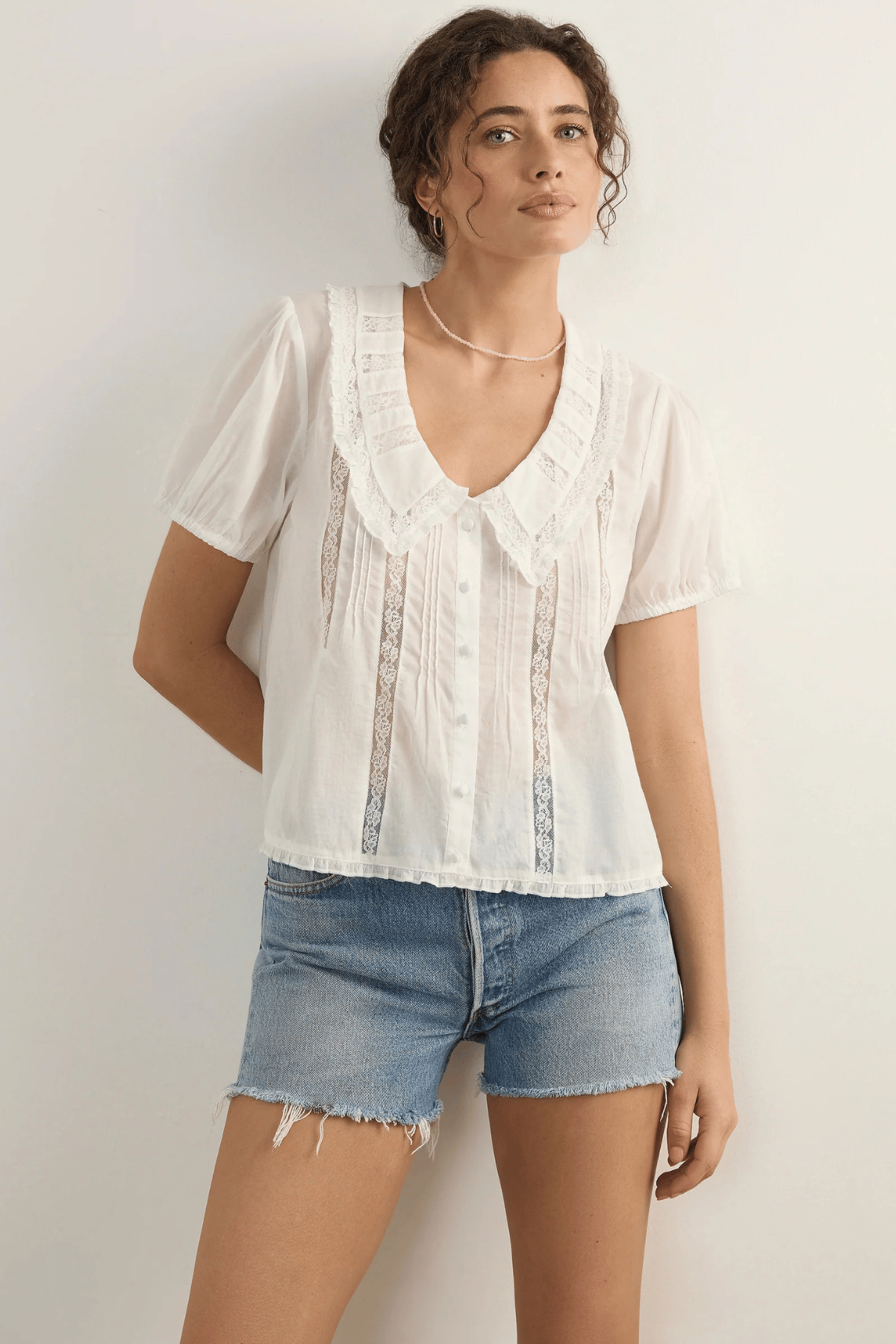 Violette Blouse White