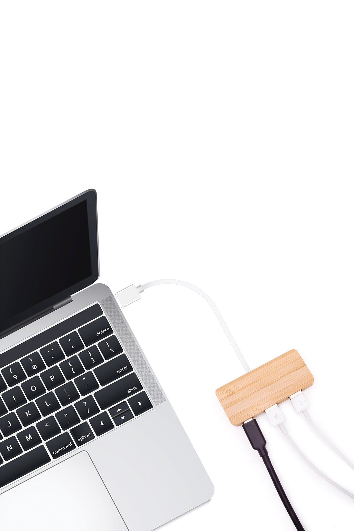 Bamboo USB Hub
