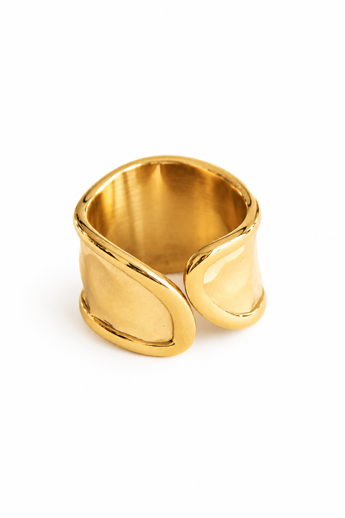 Beaten Gold Wrap Ring