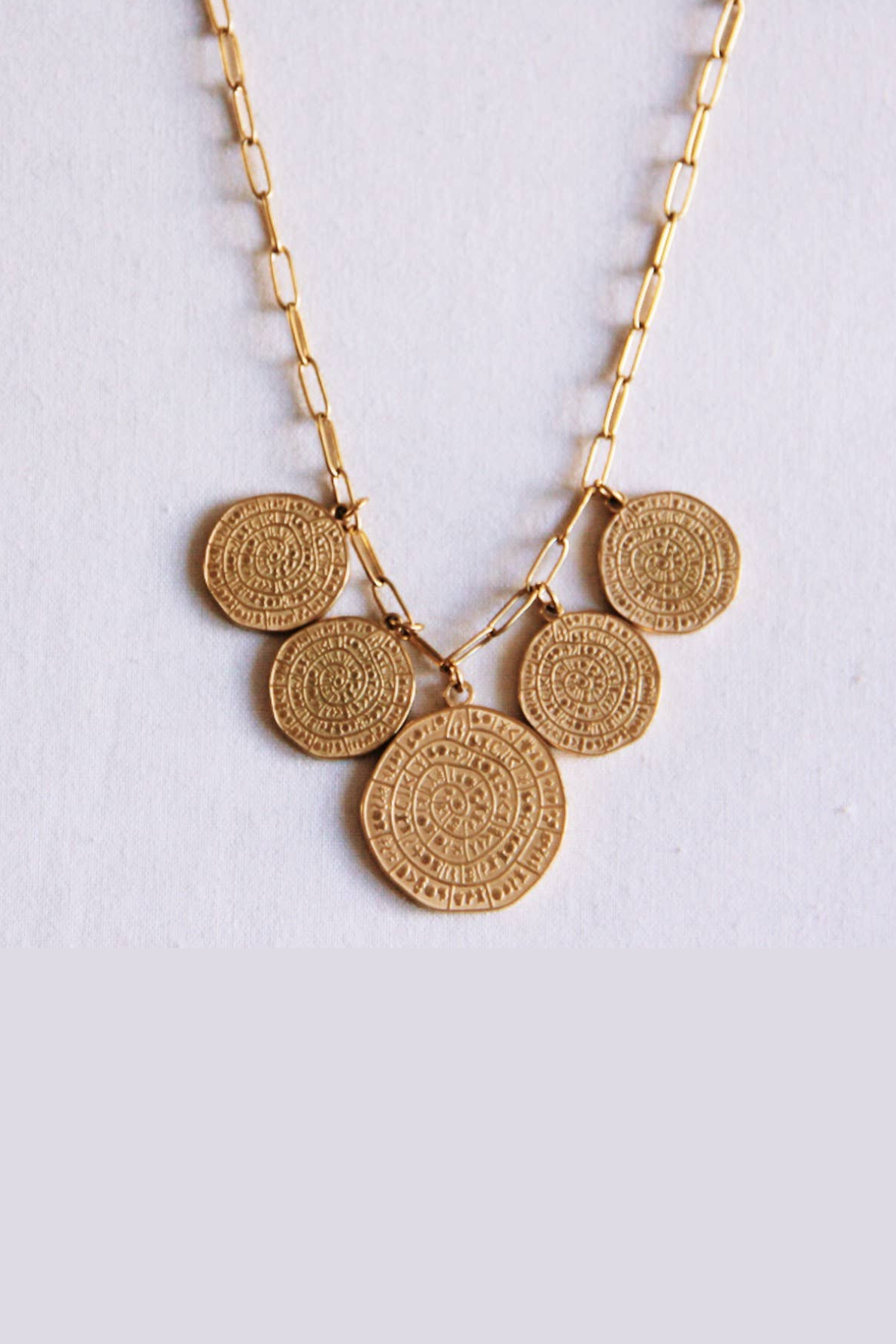 Coin Charm Necklace