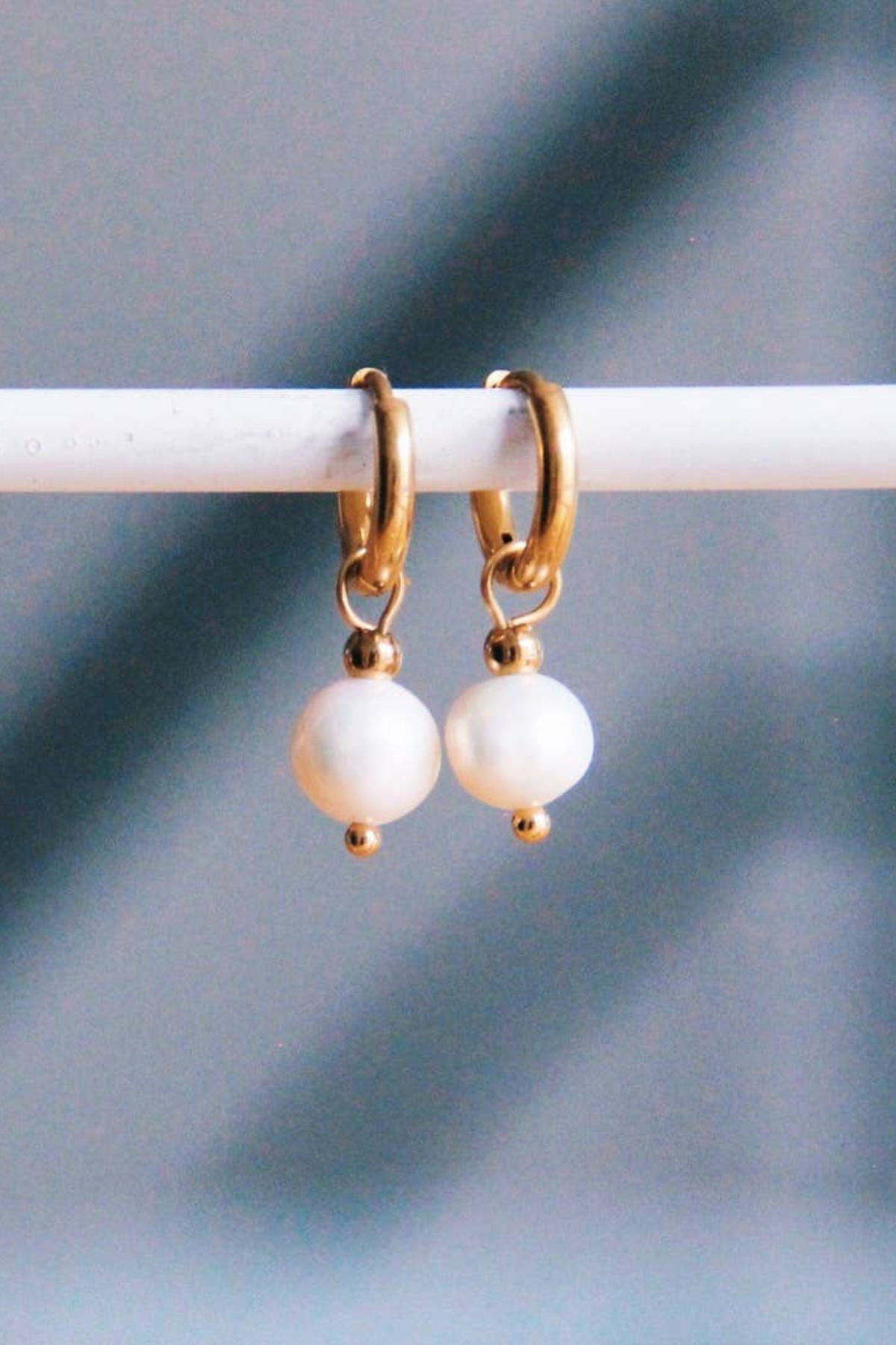 Freshwater Pearl Drop Earring Hoop