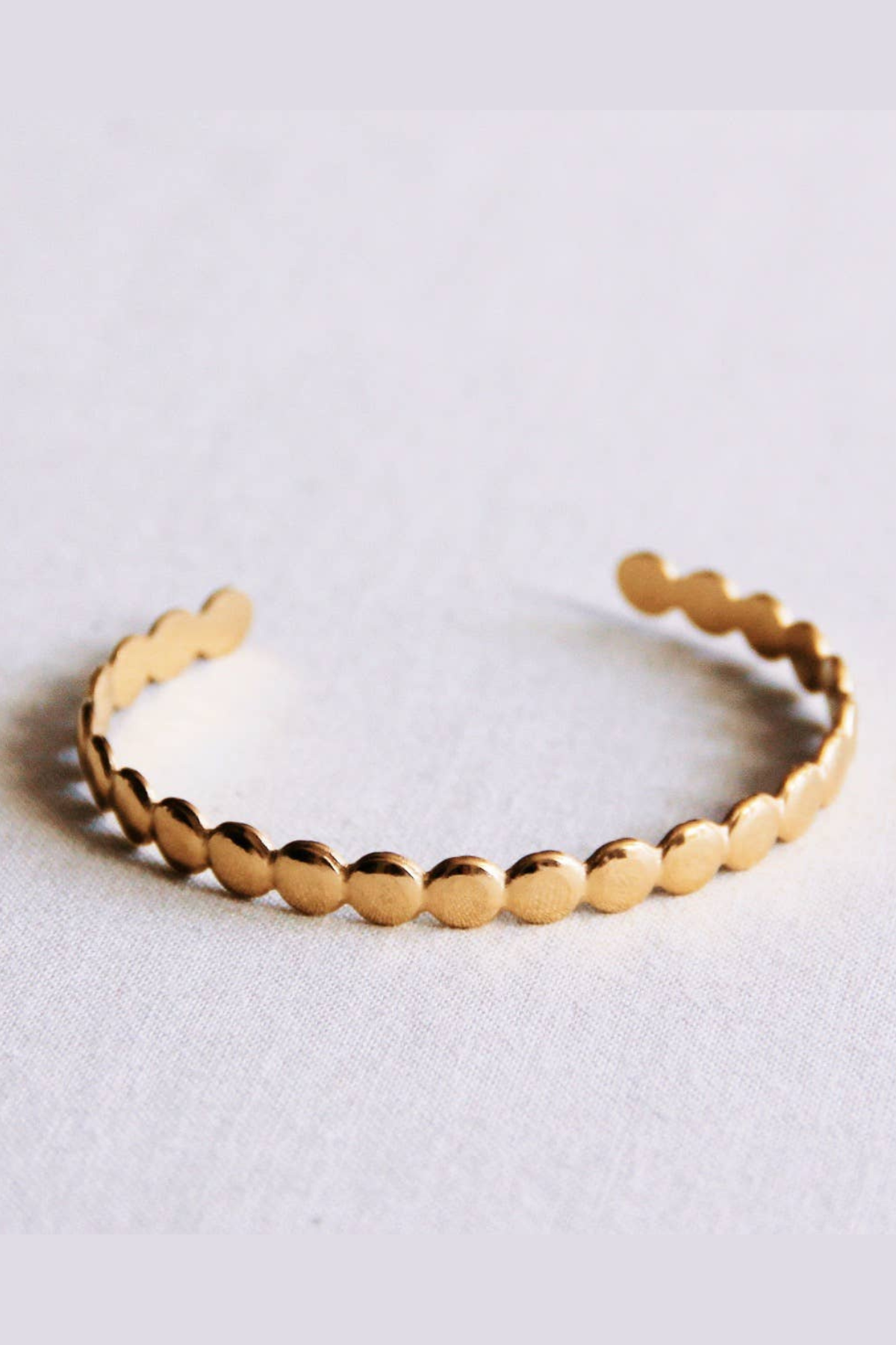 Gold Dots Bangle