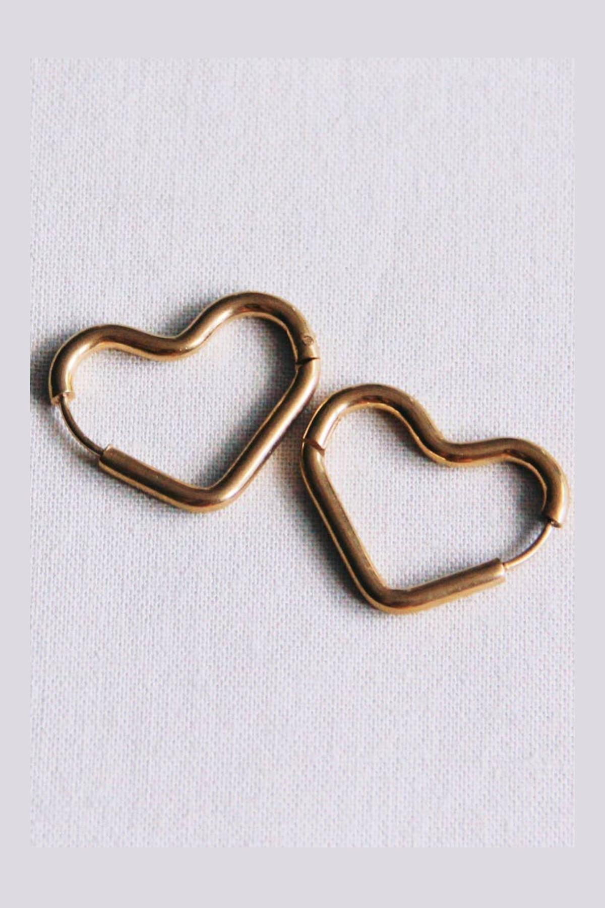 Large Heart Hoop Earring