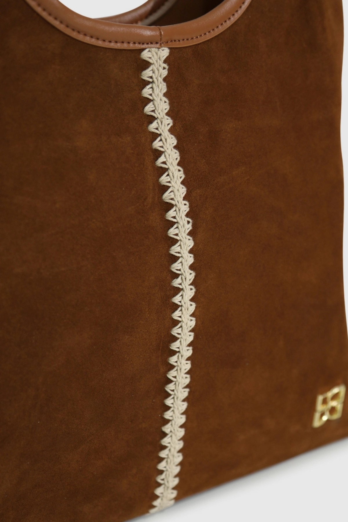 Back To Friends Suede Shopper