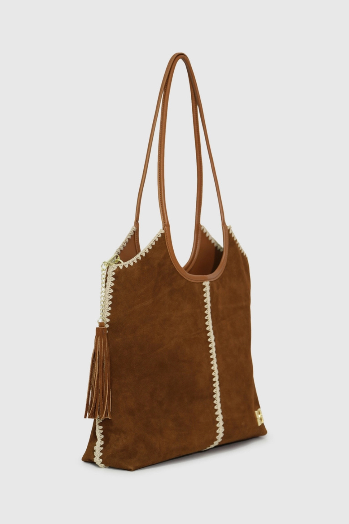 Back To Friends Suede Shopper