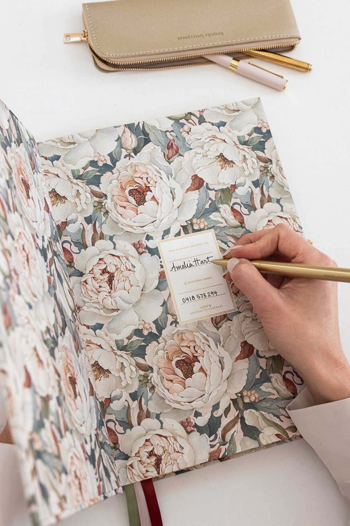 2027 Teachers A4 Planner Heritage Roses