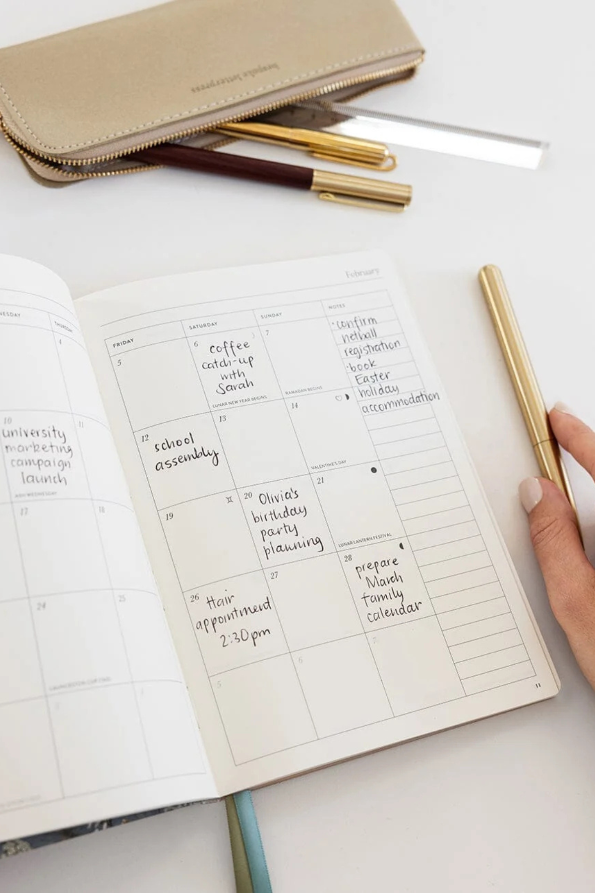 2027 Weekly Planner Notebook Willowmere