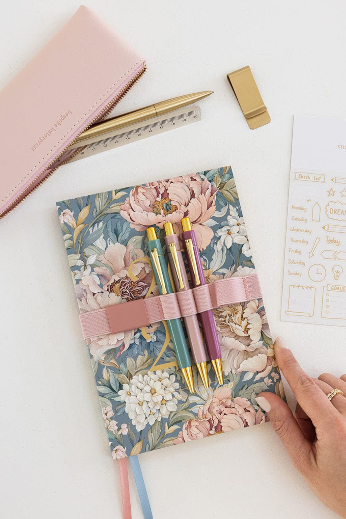 Trio of Pens Blooms