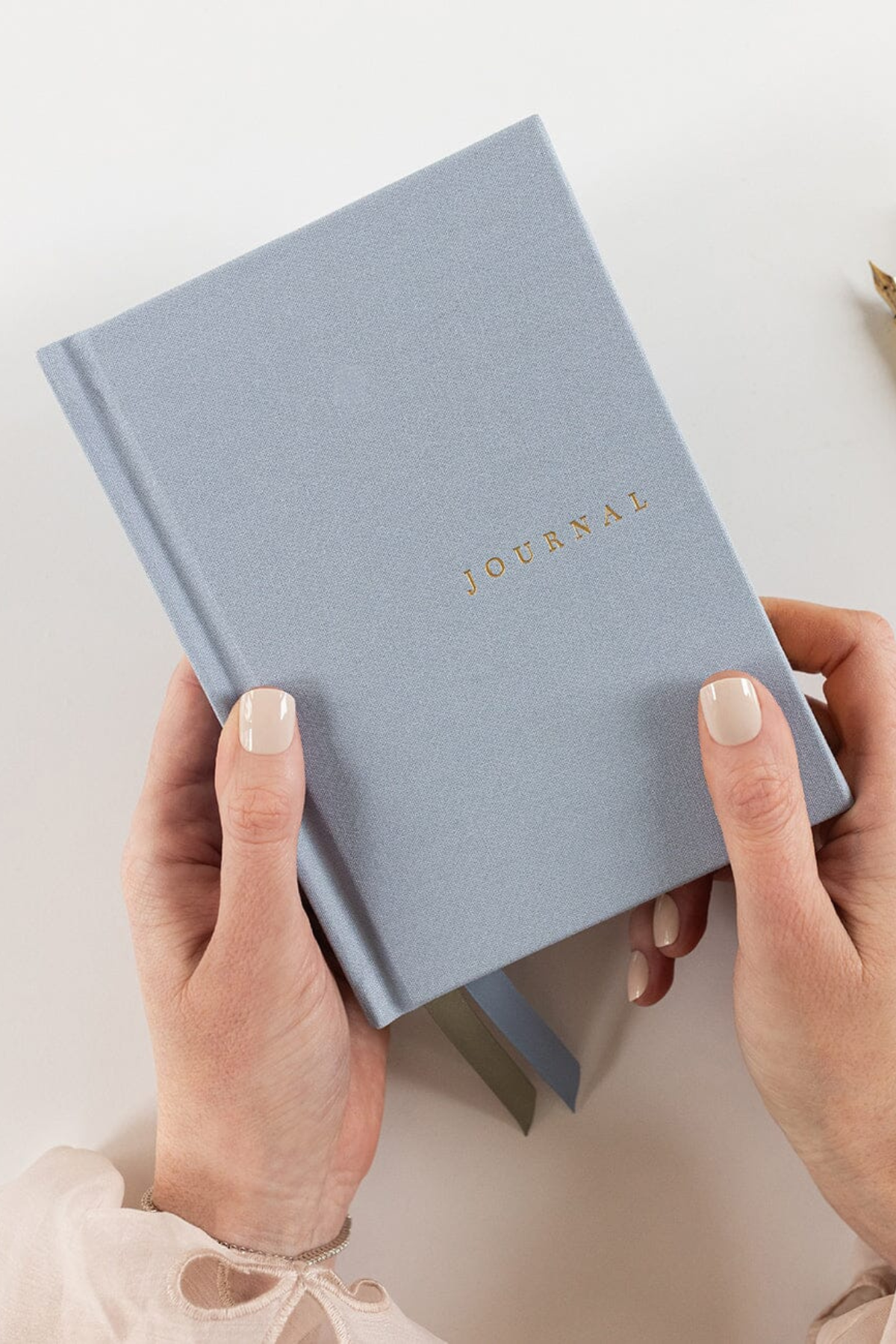 Linen Bound Pocket Journal Luna Blue