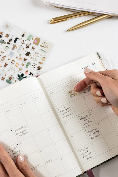 2026 Petite Linen Bound Planner