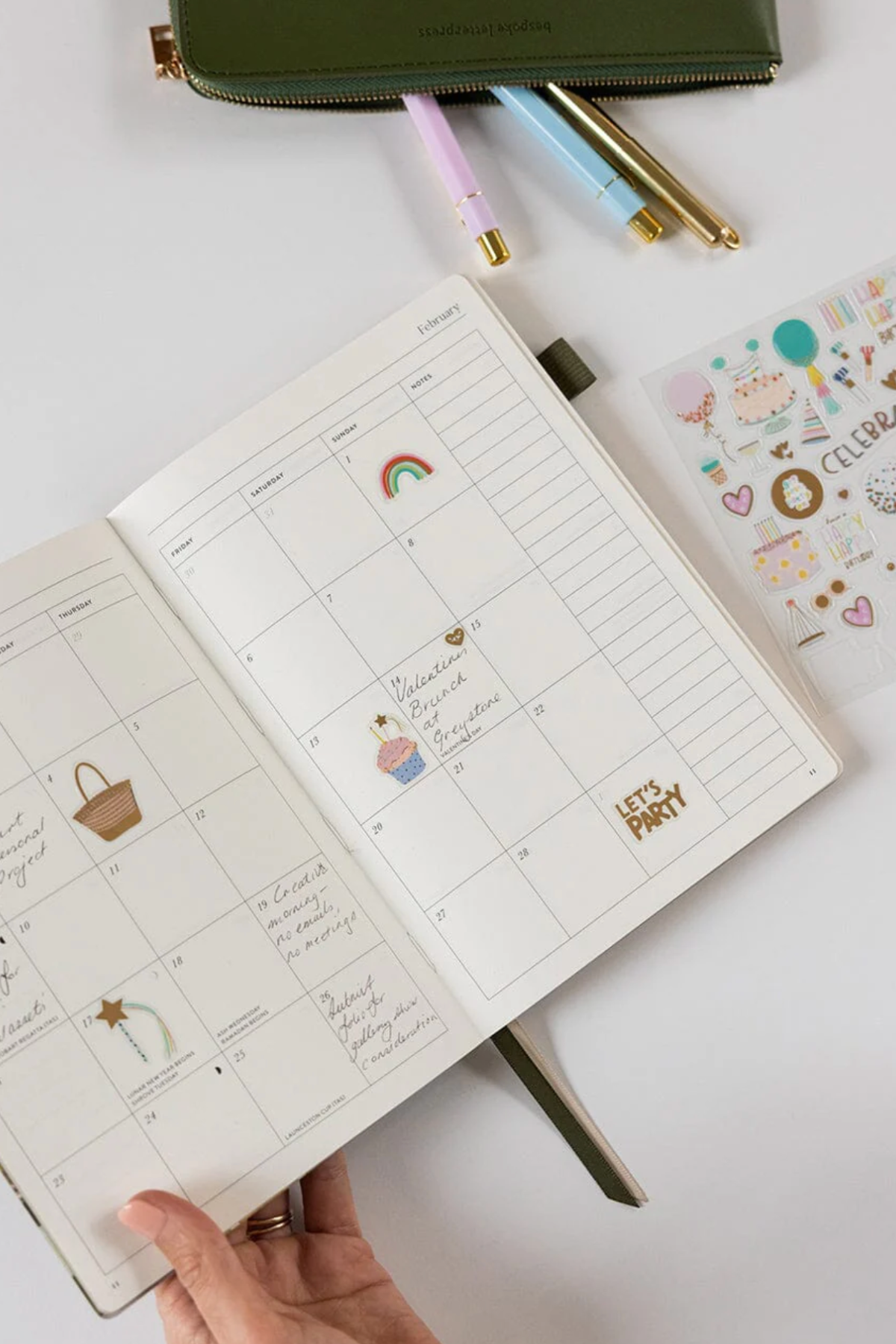 2026 Weekly Planner Notebook Fairy Wren