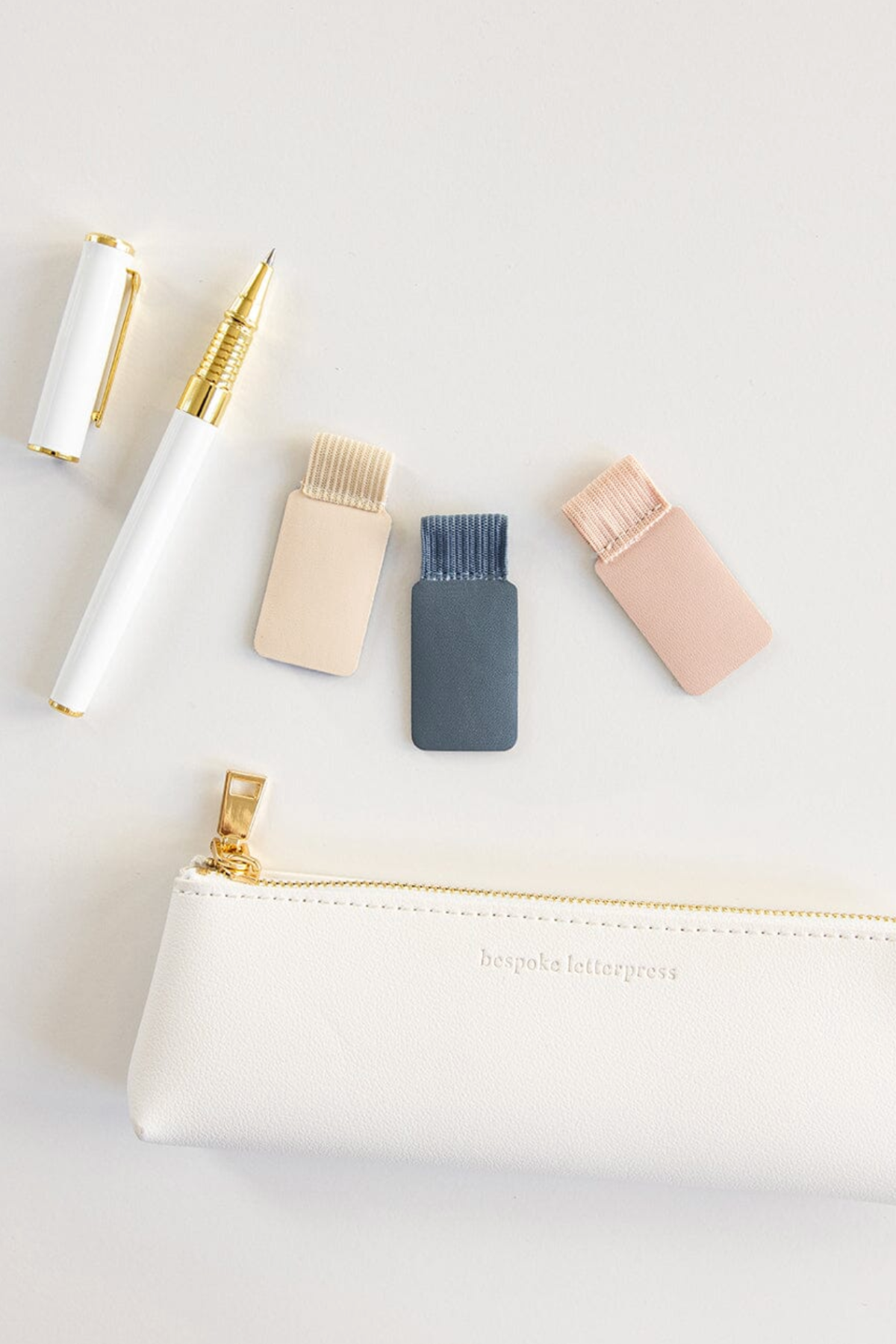 Adhesive Rectangle Pen Loop Denim Blue