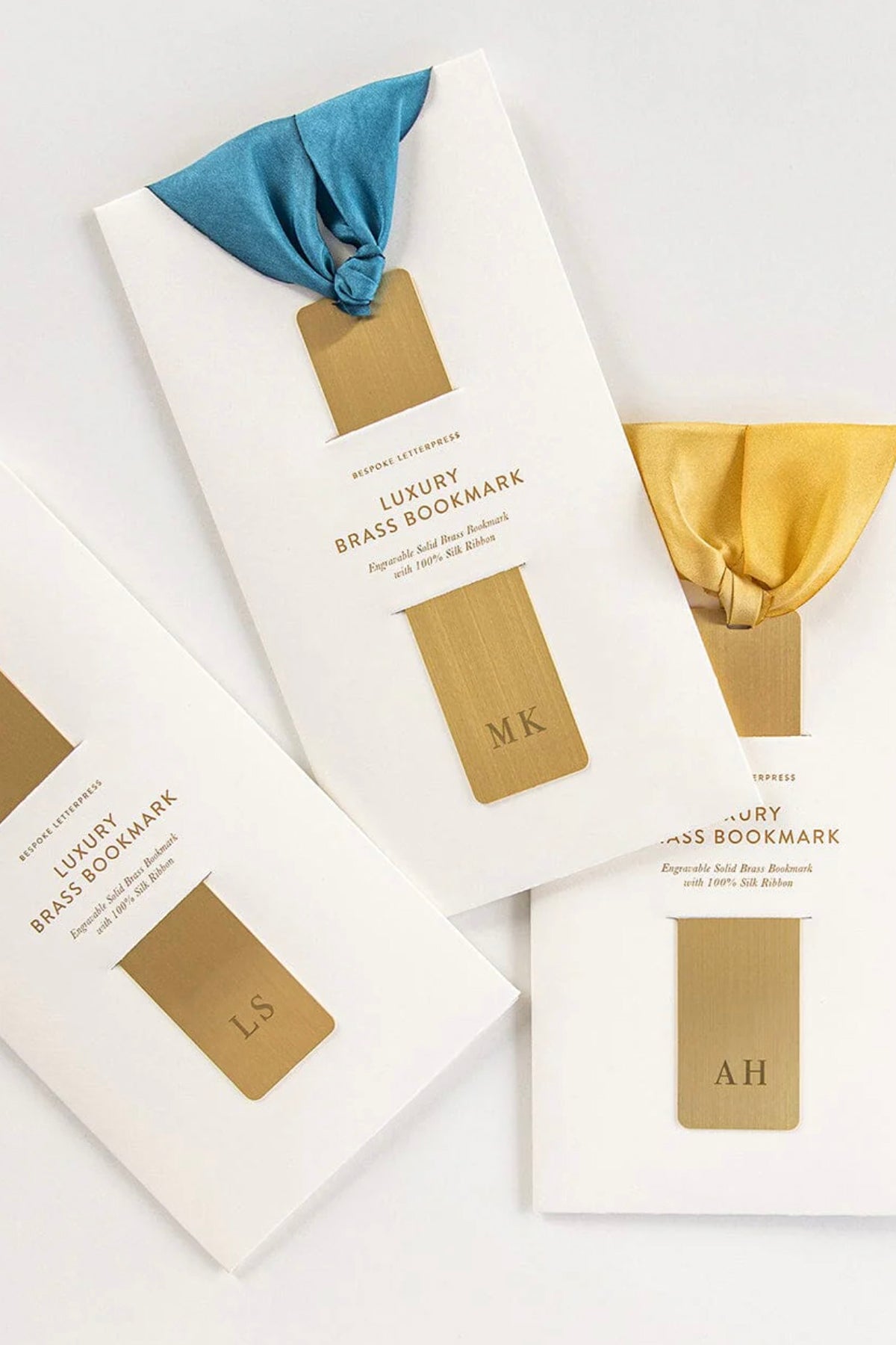 Brass Bookmark Teal