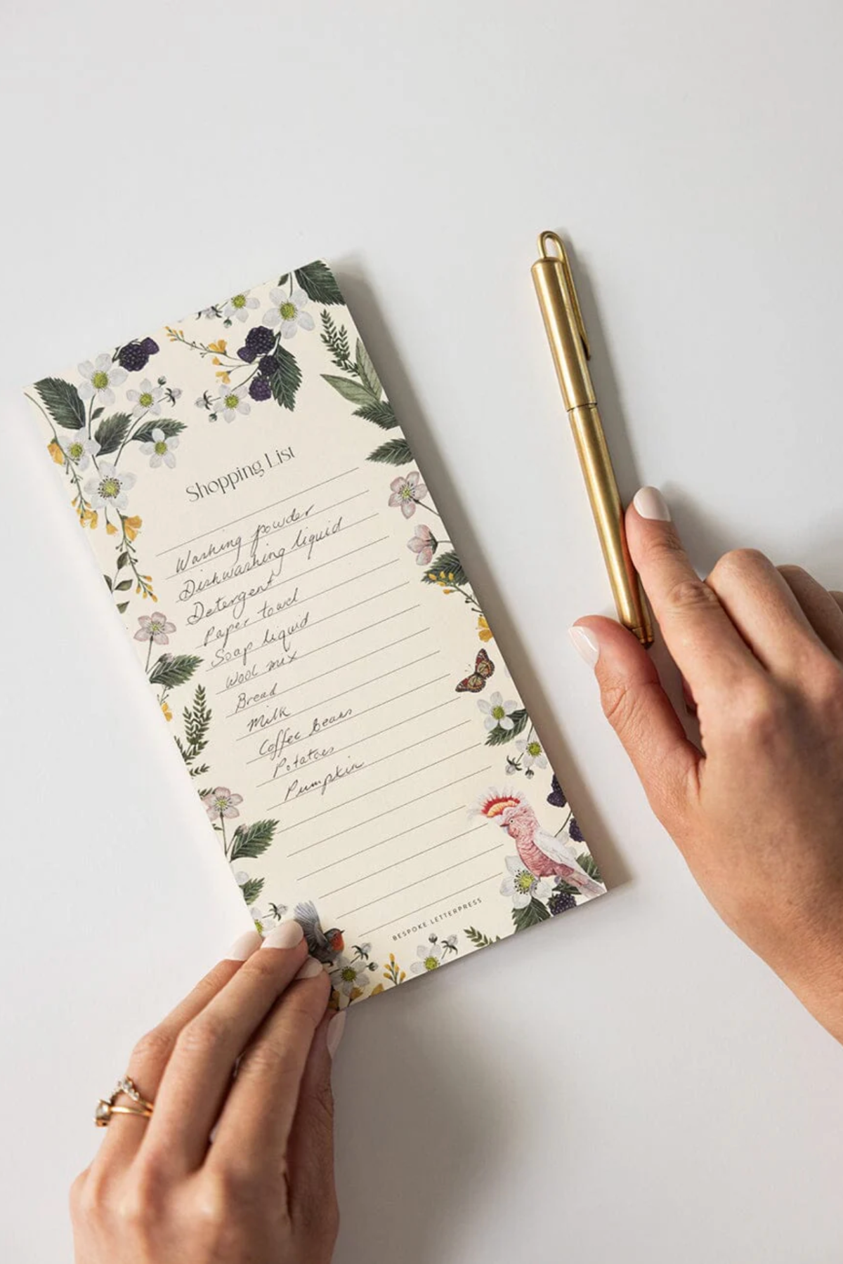 Cockatoo Shopping List Notepad