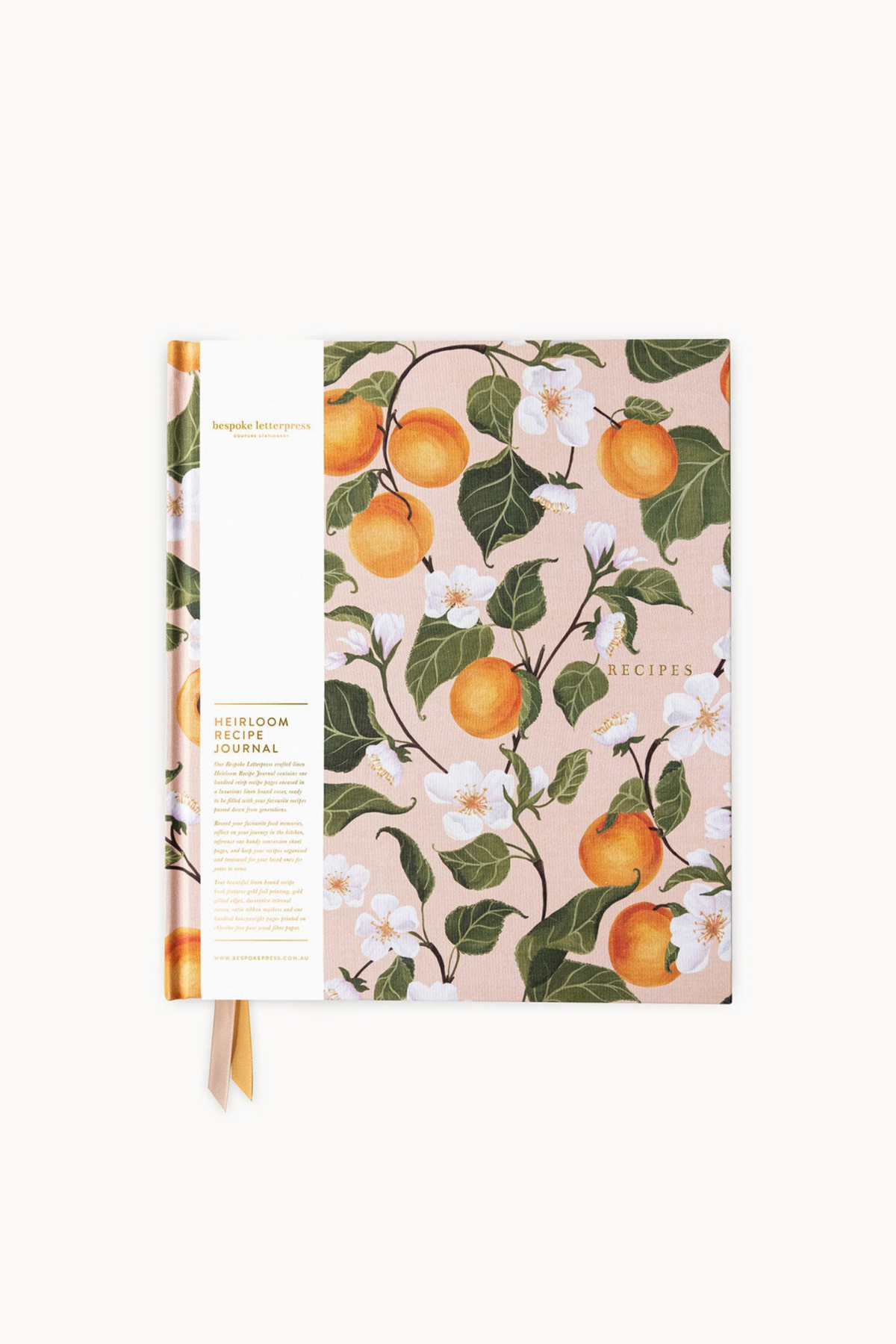 Heirloom Recipe Book Journal Peaches