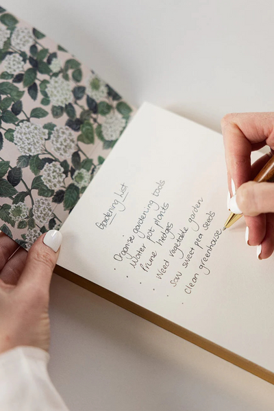 Hydrangea Notepad Desktop Jotter