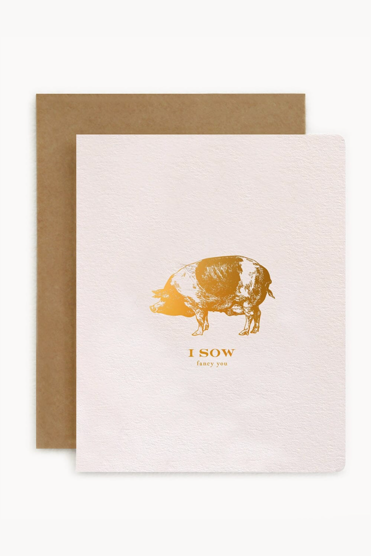 I Sow Fancy You Greeting Card