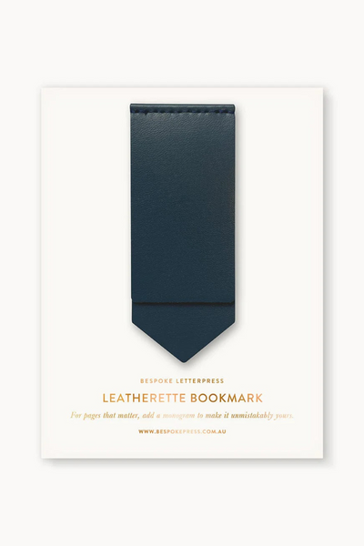 Leatherette Bookmark Royal Blue