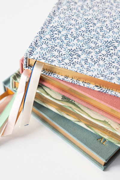 Linen Bound Journal Bluebloom Ivy
