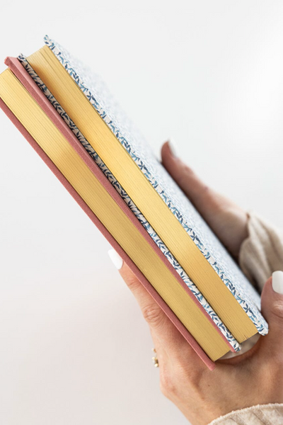 Linen Bound Journal Bluebloom Ivy