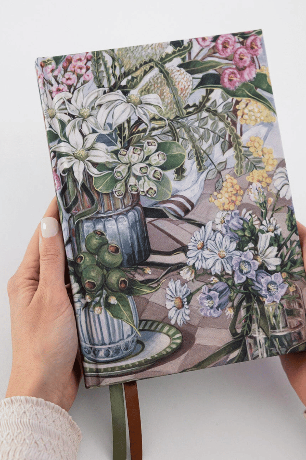 Linen Bound Journal Bushland Ribbons