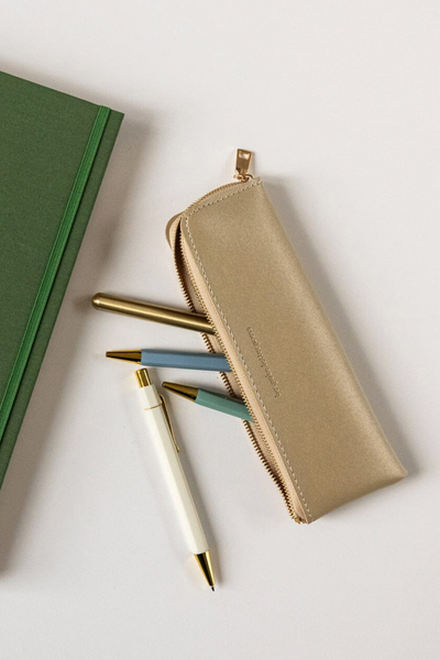 Pencil Case Slim Gold