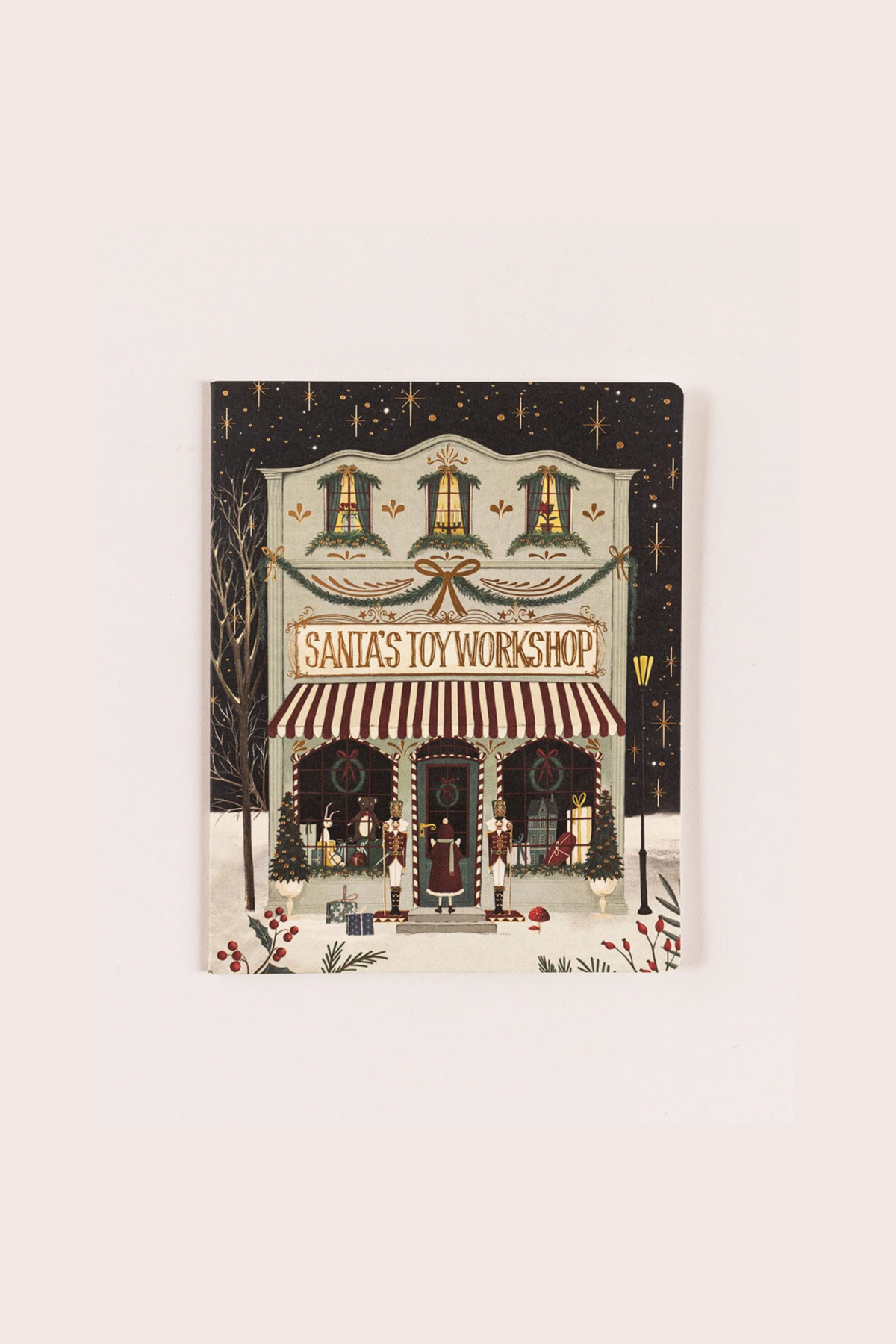 Santas Toy Workshop Christmas Card