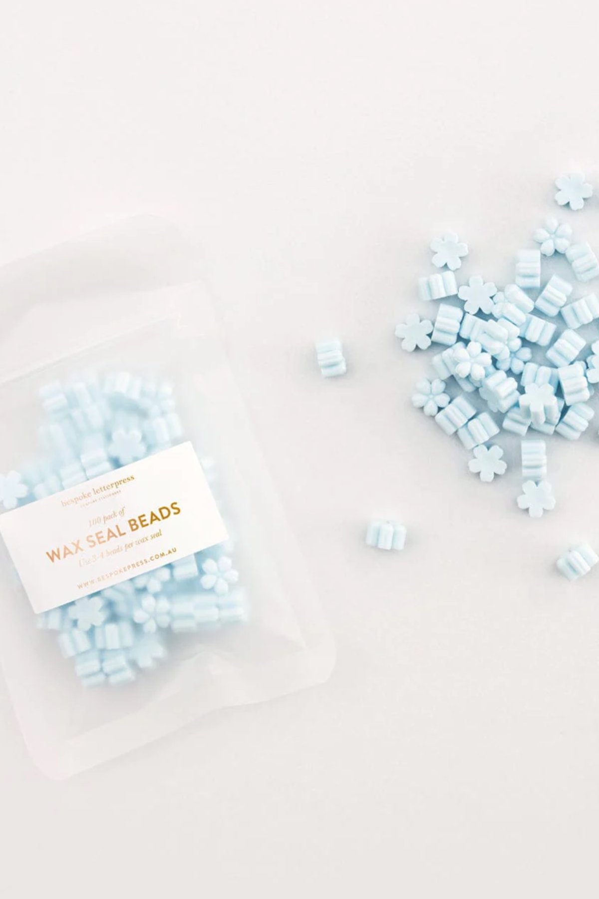Wax Seal Beads Baby Blue