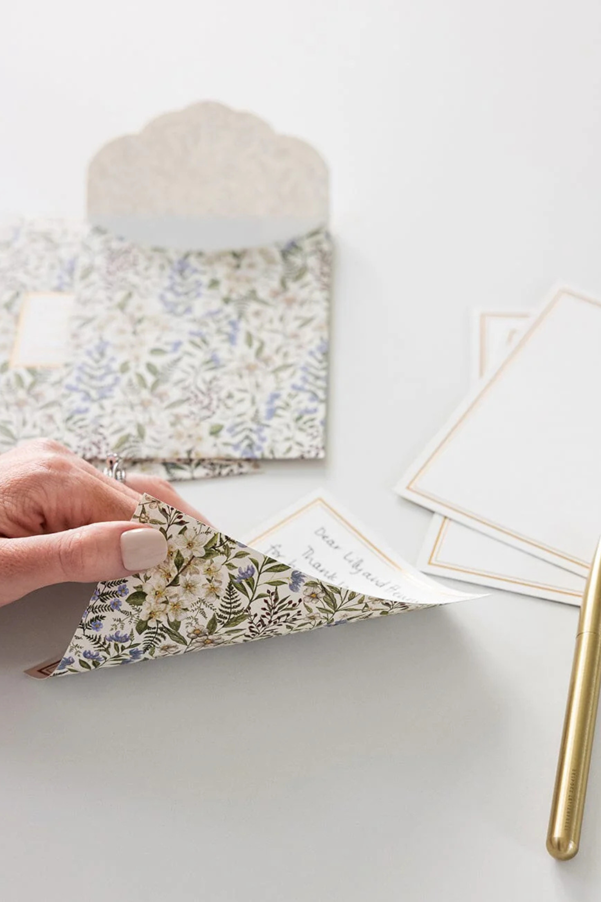 Forget Me Not Notecard Set 4pk