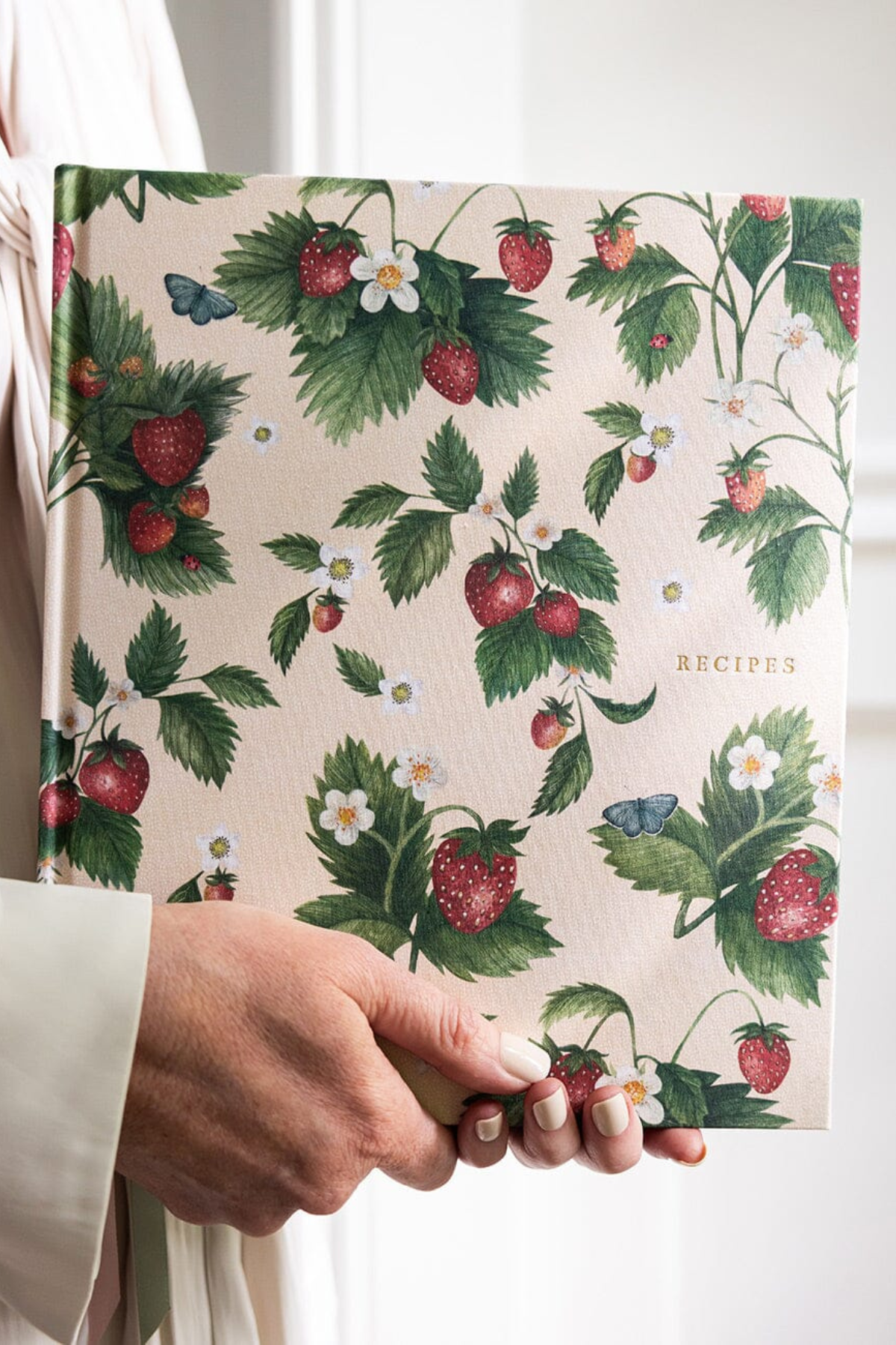 Heirloom Recipe Book Journal Strawberries