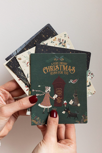 "A Very Merry Christmas Wish For You" Christmas Card