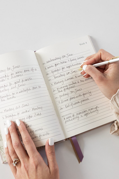 Gratitude Journal Floral Bouquet