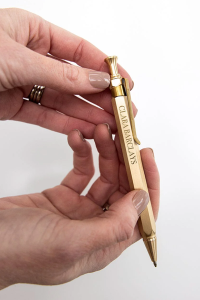 Solid Brass Hexagon Pen