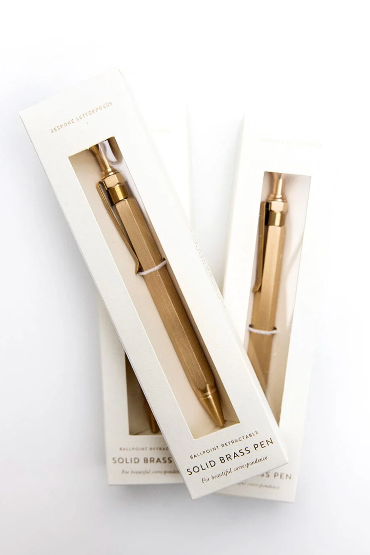 Solid Brass Hexagon Pen