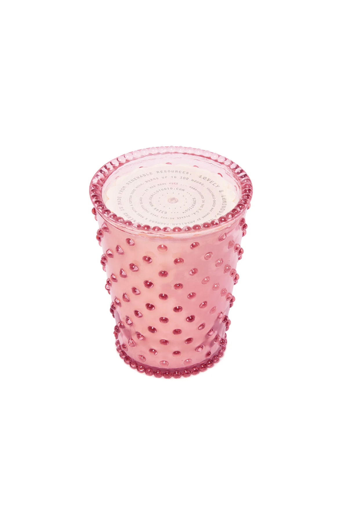 Grapefruit Mint Hobnail Candle