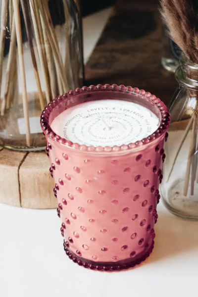 Grapefruit Mint Hobnail Candle