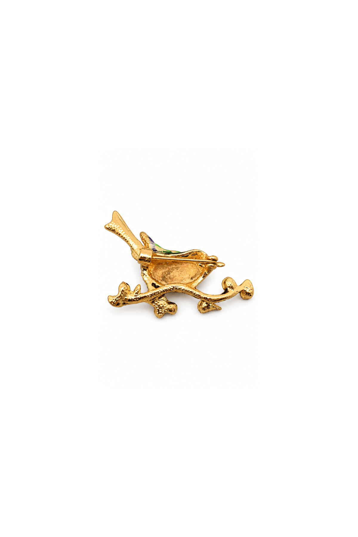 Birdie On A Branch Brooch