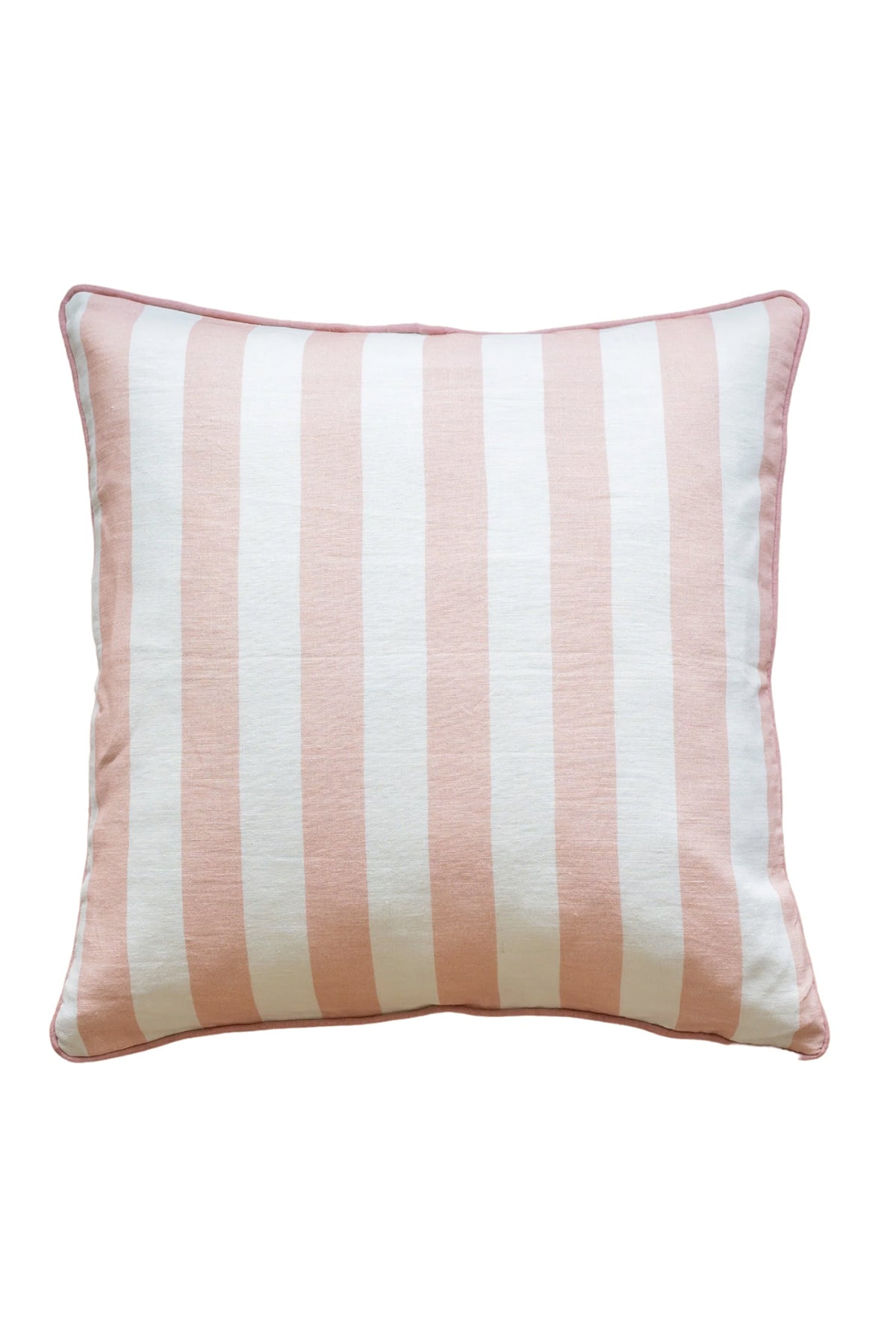 Blush St Tropez Stripe Cushion