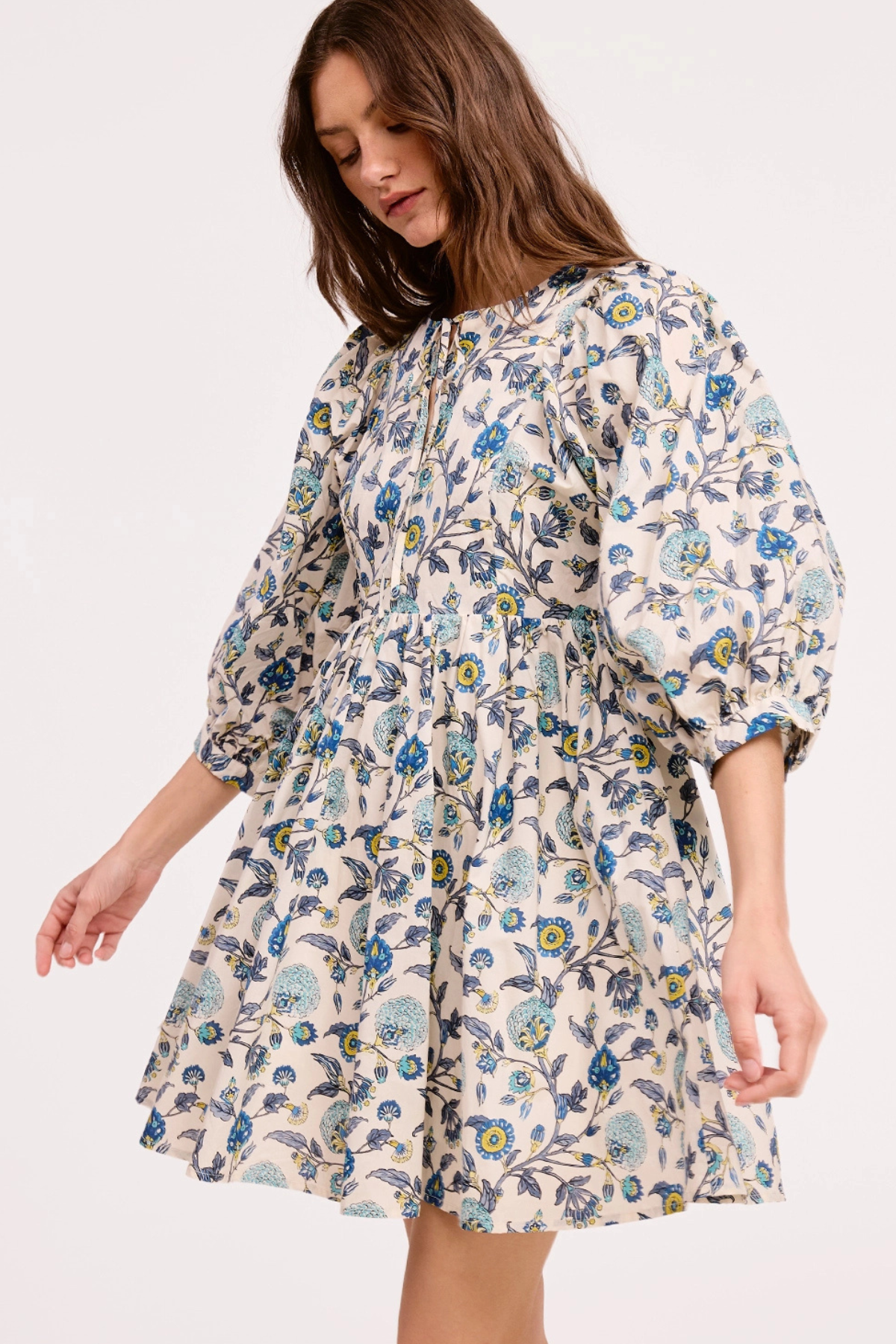 Bohemian Print Mini Dress